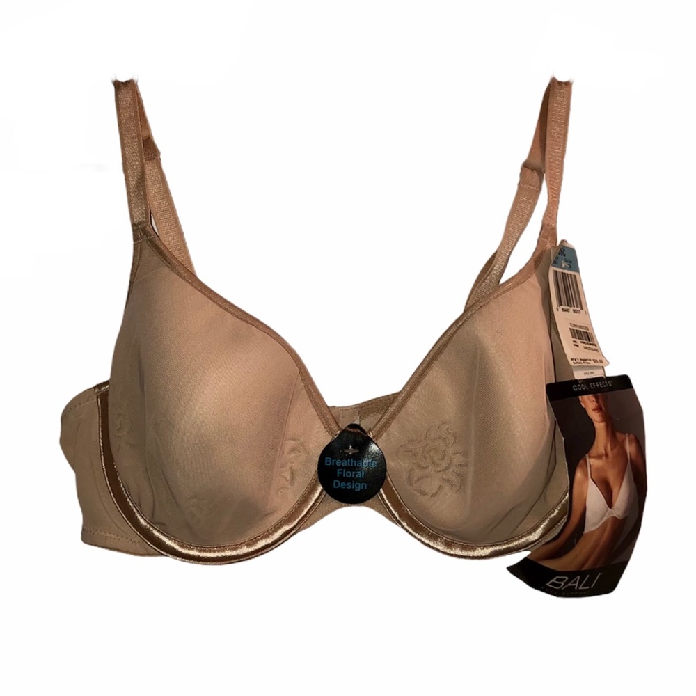 Bali Cool Effects Full Support Bra Style 3551 Size 36C